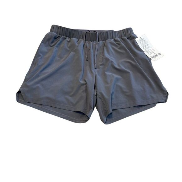 NEW LULULEMON MENS RUN CREW RIPSTOP 6" LINED SHORTS MEDIUM M RUN GYM SOGGY - Picture 3 of 8